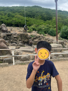 小豆島のお猿の国。