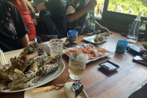 調理してもらった料理の写真