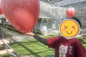 君田いちごハウスの売店