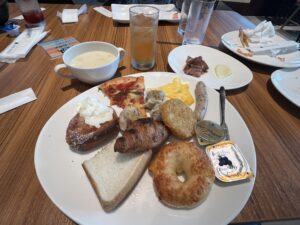 リーベルホテル大阪の朝食で和洋食ビュッフェ