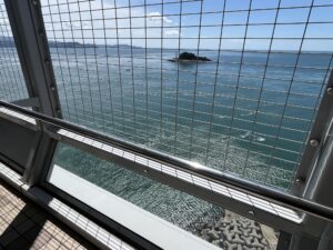 渦の道からの景色