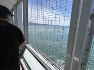 渦の道からの海の景色